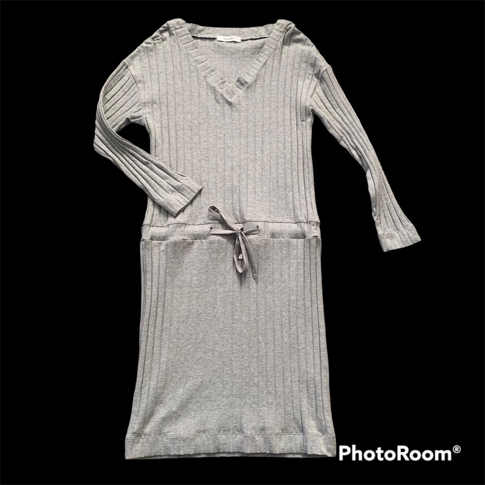 Moussy long sleeve sweater dress